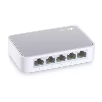TP-Link TL-SF1005D Haldamata Fast Ethernet (10/100) Valge