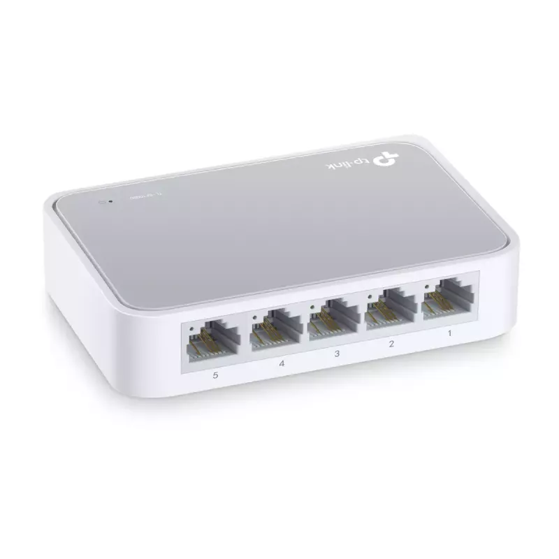 TP-Link TL-SF1005D Haldamata Fast Ethernet (10/100) Valge