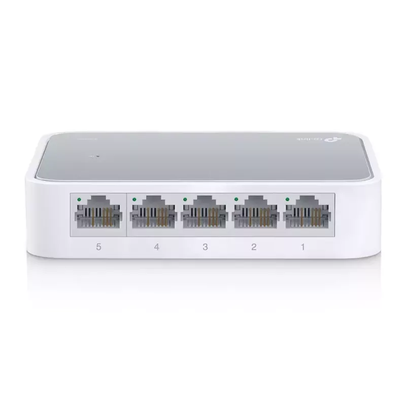 TP-Link TL-SF1005D Haldamata Fast Ethernet (10/100) Valge