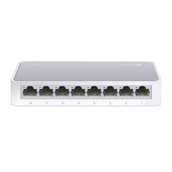 TP-Link TL-SF1008D Haldamatu Fast Ethernet (10/100) Valge