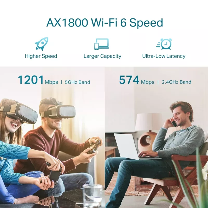 Võrgupikendaja TP-Link AX1800 WiFi 6 Extender RE605X