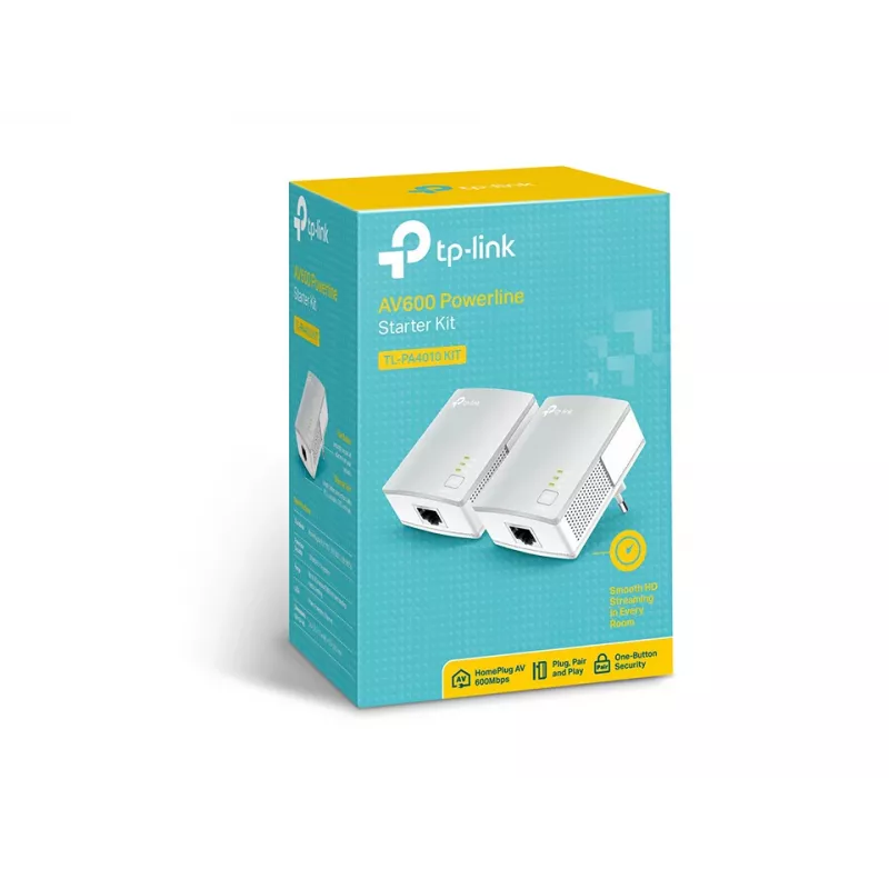 TP-Link TL-PA4010KIT 600 Mbit/s Ethernet LAN Valge 2 tk