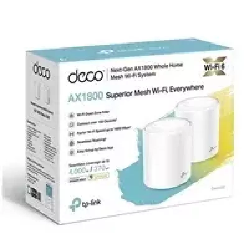 TP-Link AX1800 kogu kodu Mesh Wi-Fi 6 süsteem, 2-pakk