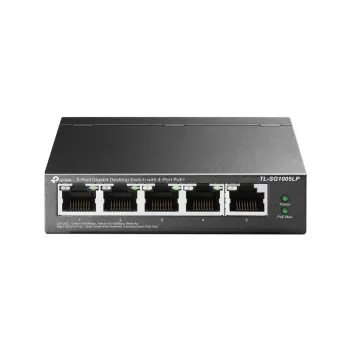 TP-Link TL-SG1005LP võrgulüliti Haldamata Gigabit Ethernet (10/100/1000) Power over Ethernet (PoE) Must