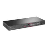 TP-Link 16-port 10/100 Mbps + 2-port Gigabit riiulile paigaldatav PoE-lüliti 16 PoE+ pordiga