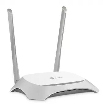 TP-Link TL-WR840N traadita ruuter Fast Ethernet Single-band (2,4 GHz) Hall, Valge