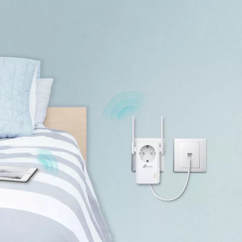 TP-Link TL-WA860RE võrguadapter PowerLine 300 Mbit/s Ethernet LAN Wi-Fi Valge 1 tk