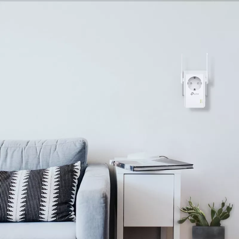 TP-Link TL-WA860RE võrguadapter PowerLine 300 Mbit/s Ethernet LAN Wi-Fi Valge 1 tk