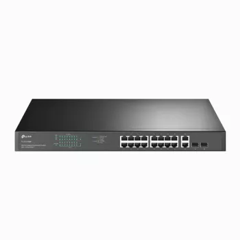 TP-Link 18-port Gigabit riiulisse paigaldatav lüliti 16 PoE+-ga, haldamata, Gigabit Ethernet (10/100/1000), täisdupleks, Power over Ethernet (PoE), riiulisse paigaldamine, 1U