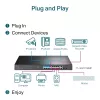 TP-Link 18-port Gigabit riiulisse paigaldatav lüliti 16 PoE+-ga, haldamata, Gigabit Ethernet (10/100/1000), täisdupleks, Power over Ethernet (PoE), riiulisse paigaldamine, 1U