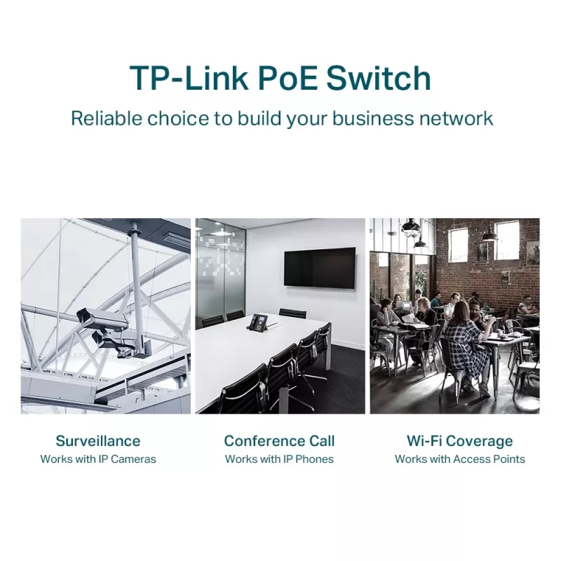 Hallatav lüliti TP-Link TL-SG1428PE 28 pordiga Gigabit koos 24 PoE+ pordiga