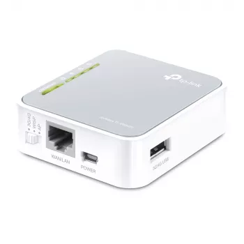 TP-Link TL-MR3020 traadita ruuter Fast Ethernet Single-band (2,4 GHz) 4G Hõbedane, Valge