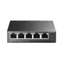 TP-Link 5-Port 10/100Mbps Desktop PoE Switch 4-portiga, haldamata, Fast Ethernet (10/100), täisdupleks, Power over Ethernet (PoE)