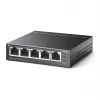 TP-Link 5-Port 10/100Mbps Desktop PoE Switch 4-portiga, haldamata, Fast Ethernet (10/100), täisdupleks, Power over Ethernet (PoE)