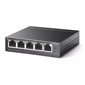 TP-Link 5-Port 10/100Mbps Desktop PoE Switch 4-portiga, haldamata, Fast Ethernet (10/100), täisdupleks, Power over Ethernet (PoE)