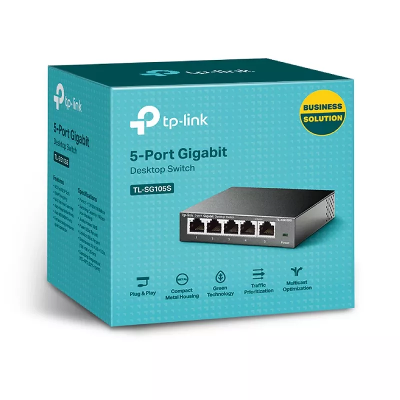 Haldamatu lüliti TP-Link TL-SG105S 5 porti 10/100/1000Mbps