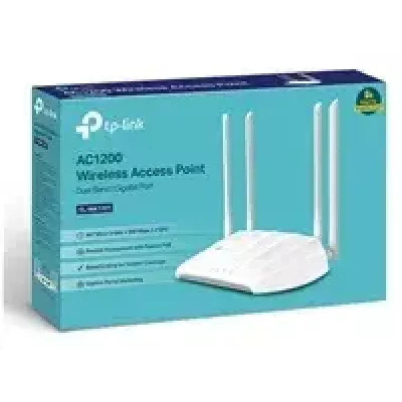 TP-Link TL-WA1201 traadita pääsupunkt 867 Mbit/s Valge Power over Ethernet (PoE)