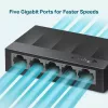 TP-Link 5-Port 10/100/1000Mbps lauaarvuti võrgulüliti, haldamata, Gigabit Ethernet (10/100/1000), seinakinnitatav