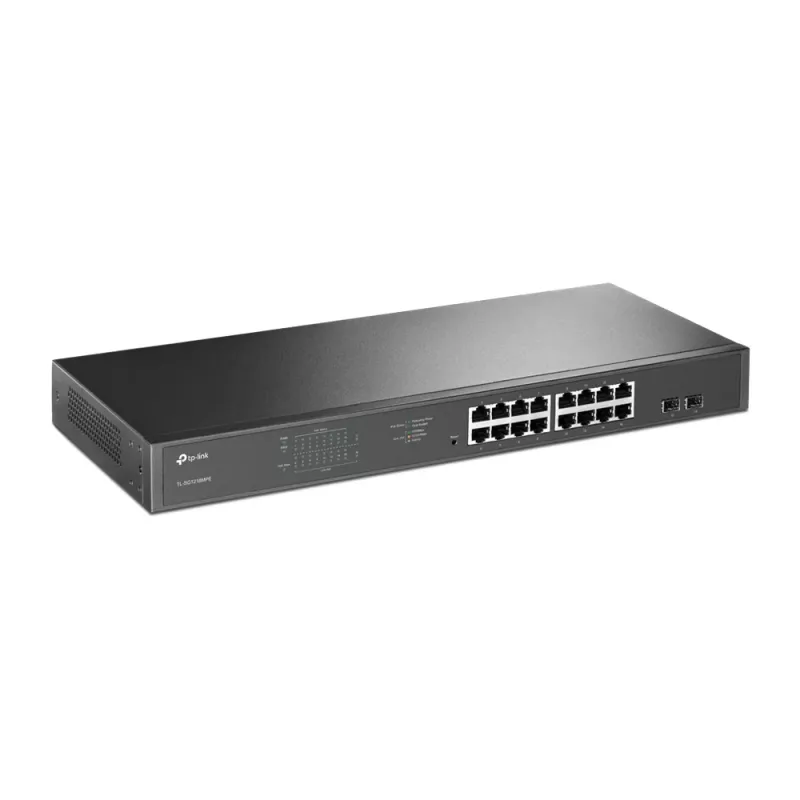 TP-Link JetStream 16-port Gigabit Easy Smart PoE/PoE+ lüliti