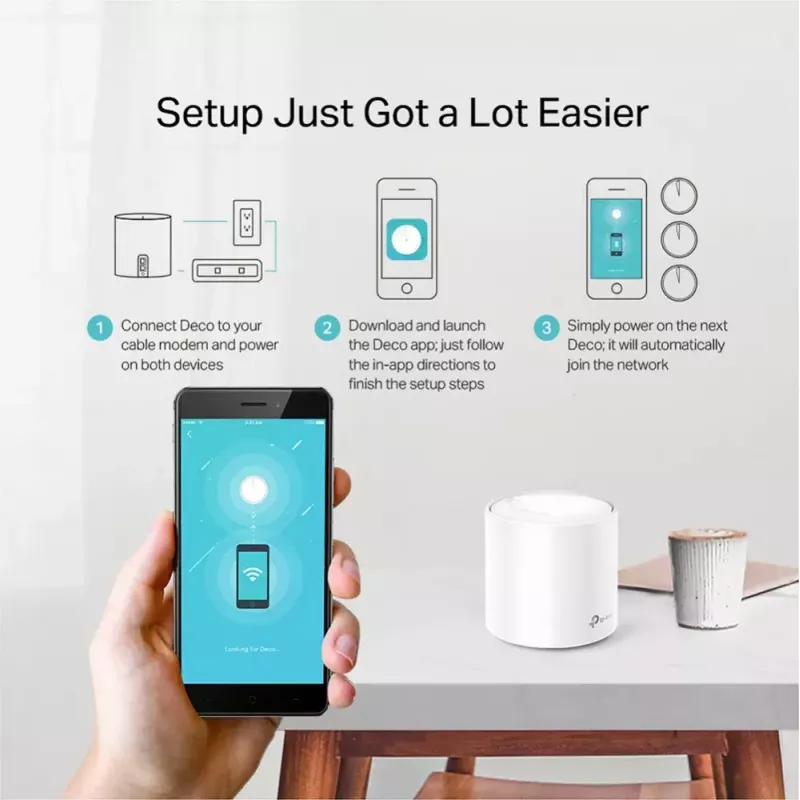 TP-Link AX1800 kogu kodu võrgu Wi-Fi 6 süsteem, 3-pakk