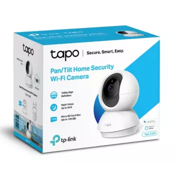 TP-Link Tapo Pööratav/Kallutatav Kodune Turvakaamera WiFi-ga, IP-turvakaamera, Siseruumides, Juhtmevaba, 2400 MHz, FCC, IC, CE, NCC, Lagi