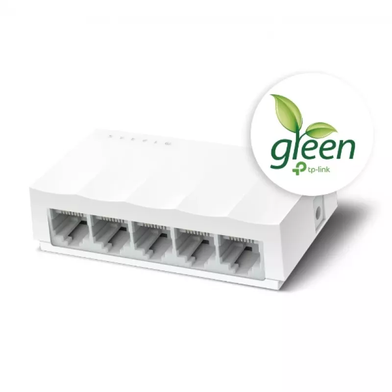 TP-Link LS1005 haldamata Fast Ethernet võrgulüliti valge