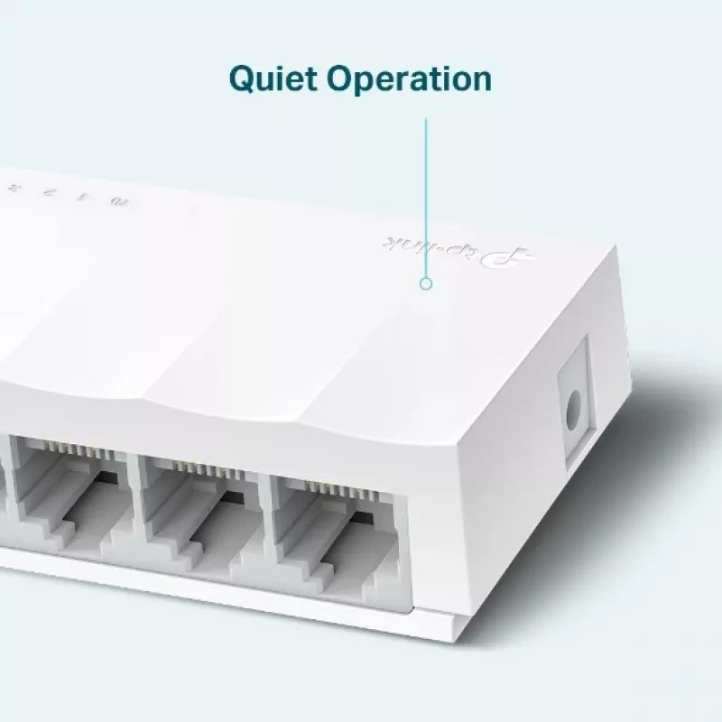 TP-Link LS1005 haldamata Fast Ethernet võrgulüliti valge
