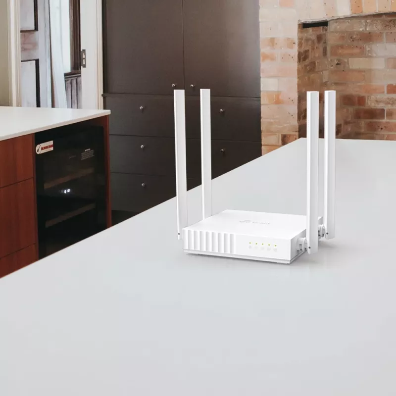 TP-Link ARCHER C24 traadita ruuter Fast Ethernet Dual-band (2,4 GHz / 5 GHz) Valge