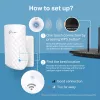 TP-Link RE190 võrgulaiendaja võrgurepiiter Valge