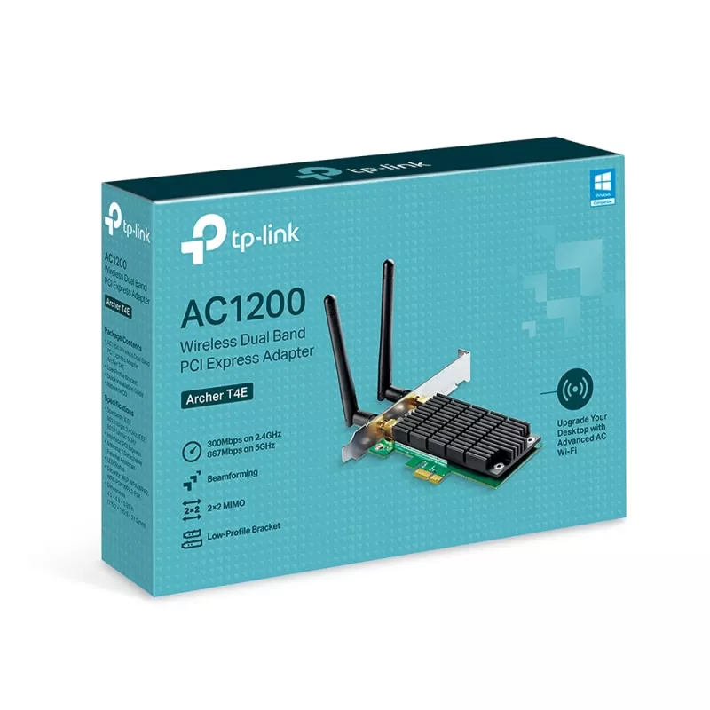 TP-Link AC1200 juhtmevaba kahesageduslik PCI Express WiFi-adapter