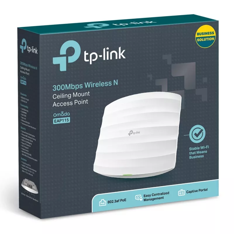 TP-Link Omada 300Mbps Wireless N lae- või seinale paigaldatav pääsupunkt