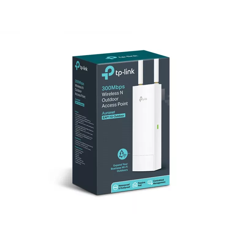 Traadita pääsupunkt TP-Link EAP110-Outdoor 2,4 GHz Wi-Fi N