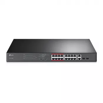 TP-Link 16-port 10/100Mbps + 2-port Gigabit haldamata PoE-lüliti