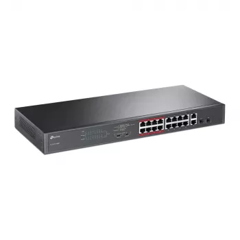 TP-Link 16-port 10/100Mbps + 2-port Gigabit haldamata PoE-lüliti