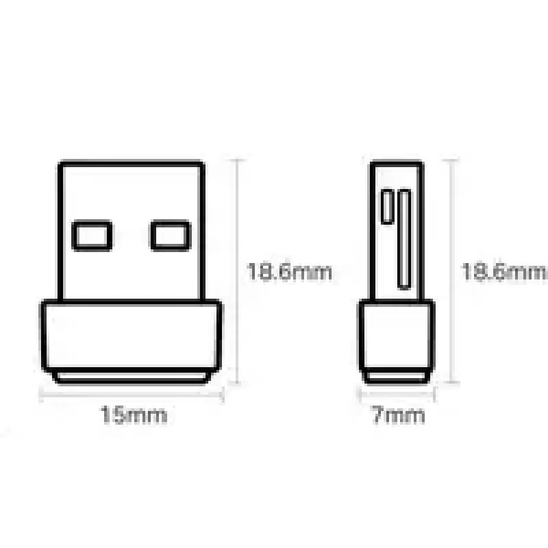 TP-Link Nano AC600 USB WiFi adapter (Archer T2U Nano) – 2,4G/5G kaheribaline traadita võrgu transiiver