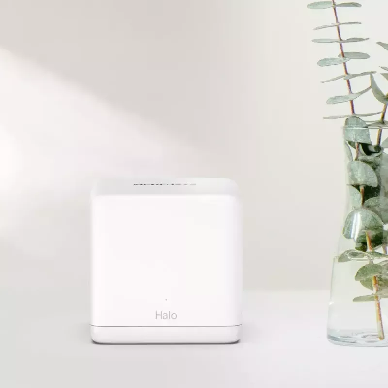 Mesh-süsteem MERCUSYS Halo H60X (3-pakk) — Kaheribaline Wi‑Fi 6, kuni 1500 Mbps, leviala 550 m², 2× LAN-porti