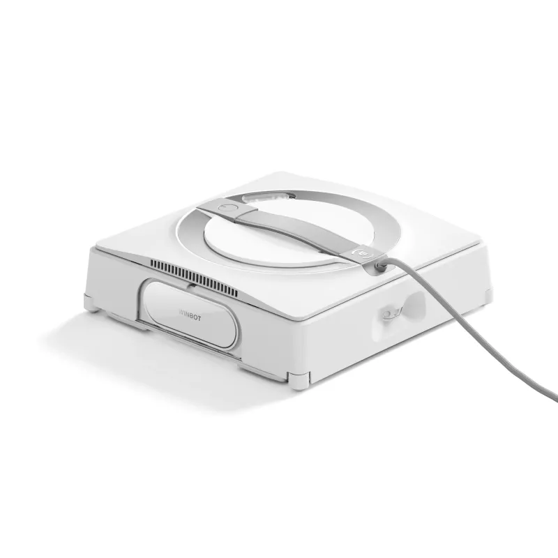 Akende pesur Ecovacs WINBOT W2 OMNI — aku 4500 mAh, 96 W, harjadeta mootor, 260×251 mm lapp, juhe 5,5 m, minimaalne aken 30×40 cm