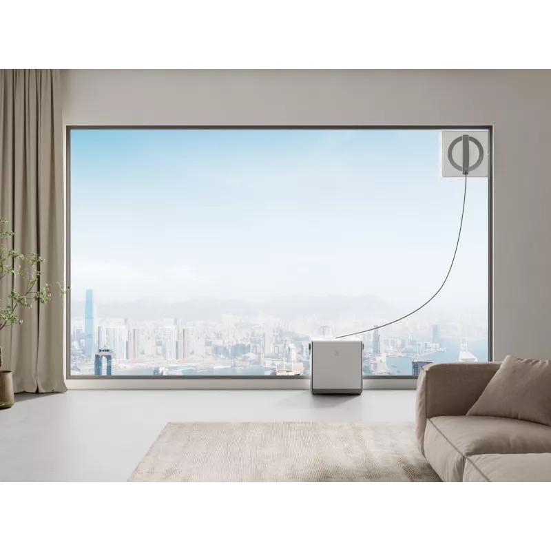 Akende pesur Ecovacs WINBOT W2 OMNI — aku 4500 mAh, 96 W, harjadeta mootor, 260×251 mm lapp, juhe 5,5 m, minimaalne aken 30×40 cm