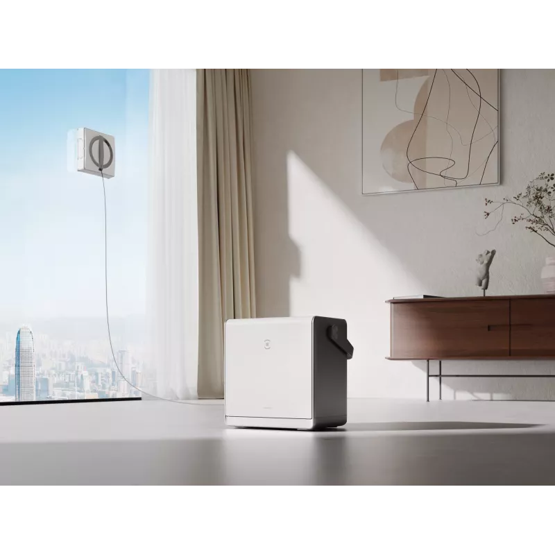 Akende pesur Ecovacs WINBOT W2 OMNI — aku 4500 mAh, 96 W, harjadeta mootor, 260×251 mm lapp, juhe 5,5 m, minimaalne aken 30×40 cm
