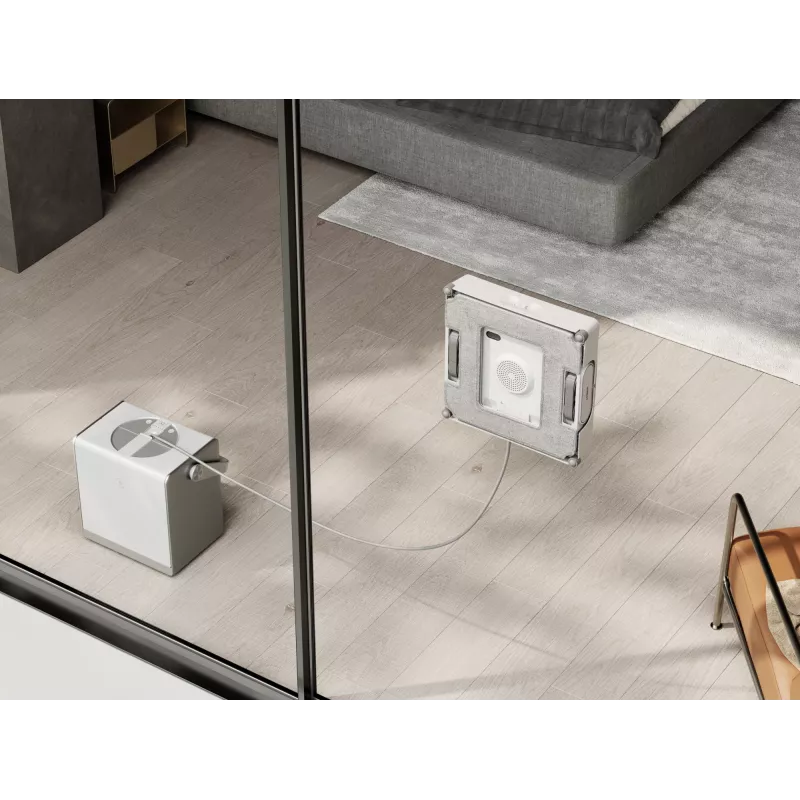 Akende pesur Ecovacs WINBOT W2 OMNI — aku 4500 mAh, 96 W, harjadeta mootor, 260×251 mm lapp, juhe 5,5 m, minimaalne aken 30×40 cm