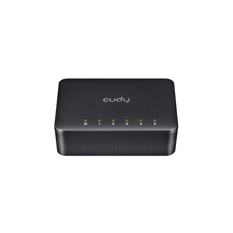 Võrgulüliti Cudy GS105D, 5-pordiline Gigabit Ethernet (10/100/1000), 1 Gbit/s ribalaius, alalisvool 5 V toide