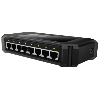 Võrgulüliti Cudy GS108D 8-pordiline Gigabit Ethernet (10/100/1000), 16 Gbit/s lülitus, DC 5V, lauaarvuti, must