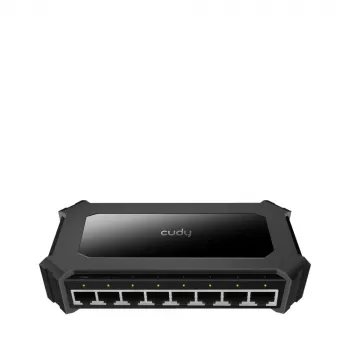 Võrgulüliti Cudy GS108D 8-pordiline Gigabit Ethernet (10/100/1000), 16 Gbit/s lülitus, DC 5V, lauaarvuti, must