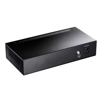 Võrgulüliti Cudy GS108 — 8-pordiline Gigabit Ethernet (10/100/1000), must, 16 Gbit/s lülitusvõimekus