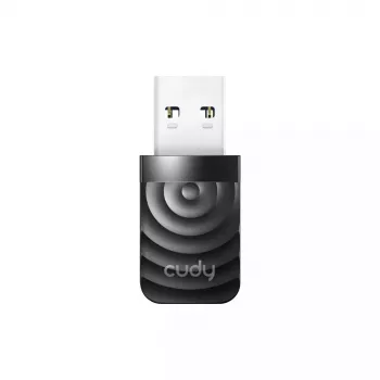 Juhtmevaba USB võrguadapter Cudy WU1300S, kaheribaline 2,4/5 GHz, Wi‑Fi 5 (802.11ac), 867 Mbps, RTL8812BU