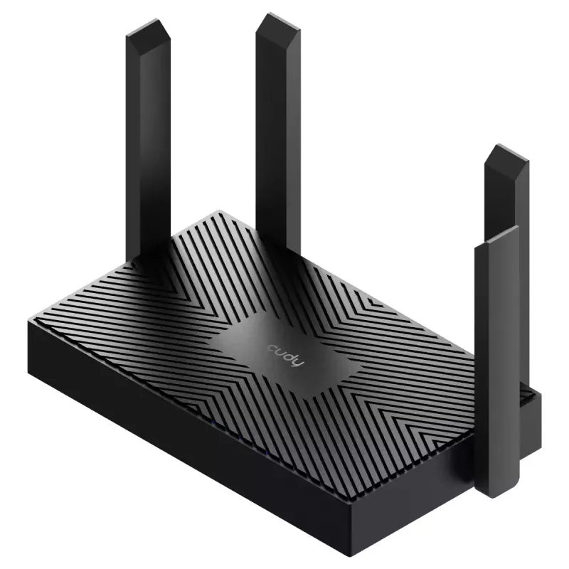 Laualine ruuter Cudy WR1500 — kaheribaline (2,4/5 GHz), Wi‑Fi 6/4, 4x Gigabit LAN, MU‑MIMO, välisantennid