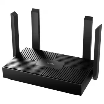Laualine ruuter Cudy WR1500 — kaheribaline (2,4/5 GHz), Wi‑Fi 6/4, 4x Gigabit LAN, MU‑MIMO, välisantennid