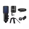 Kondensaatormikrofon USB PC-le RØDE NT-USB+ — kardioid, 24-bit/48 kHz, 20–20000 Hz, 3,5 mm kõrvaklappide väljund, USB-C, must
