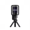 Kondensaatormikrofon USB PC-le RØDE NT-USB+ — kardioid, 24-bit/48 kHz, 20–20000 Hz, 3,5 mm kõrvaklappide väljund, USB-C, must