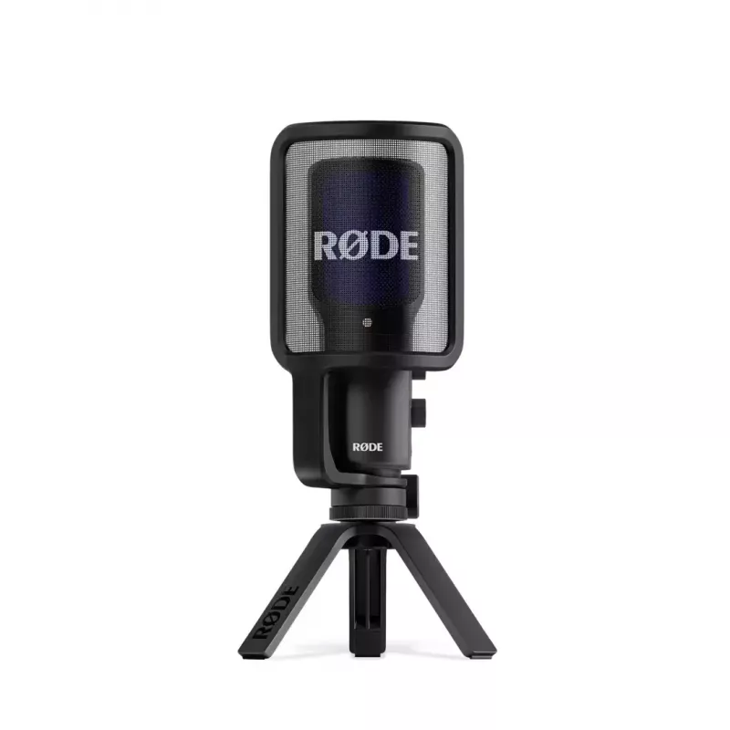 Kondensaatormikrofon USB PC-le RØDE NT-USB+ — kardioid, 24-bit/48 kHz, 20–20000 Hz, 3,5 mm kõrvaklappide väljund, USB-C, must